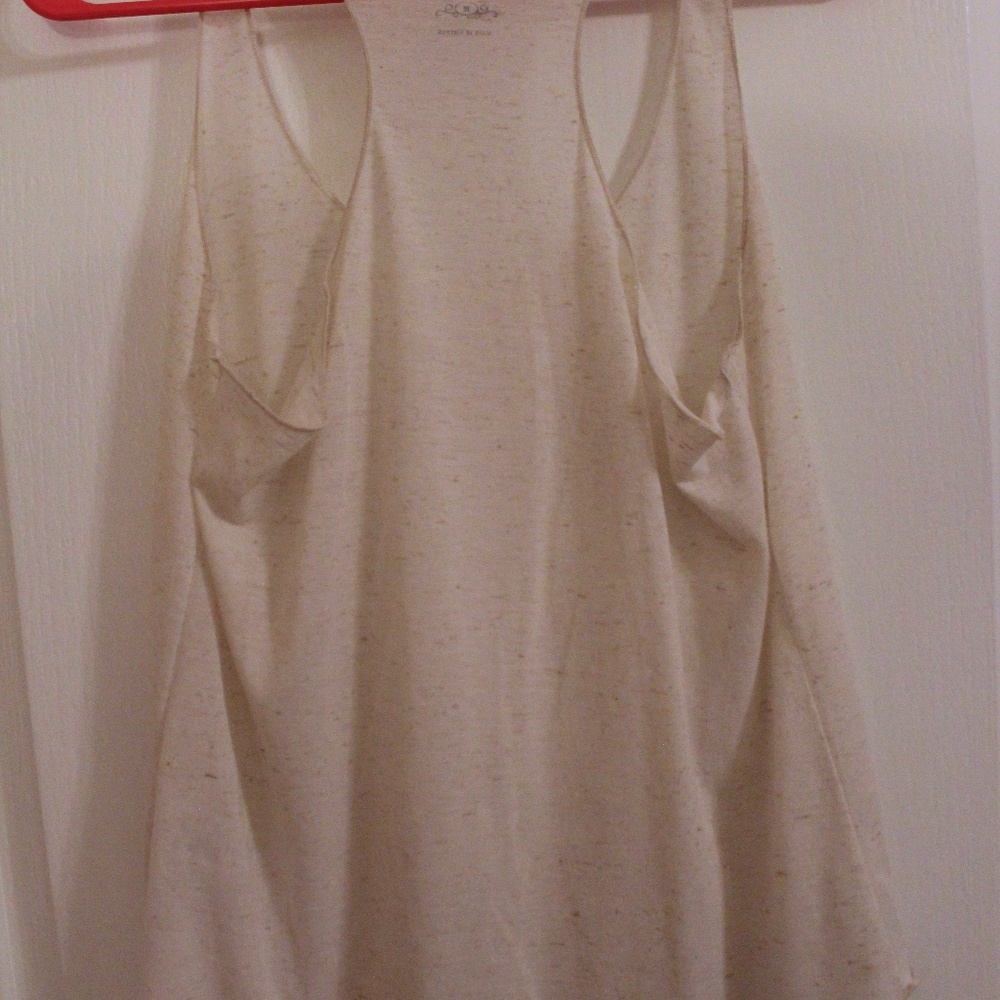 Oatmeal Colored American Rag Tank Top Size M - Picture 2 of 3